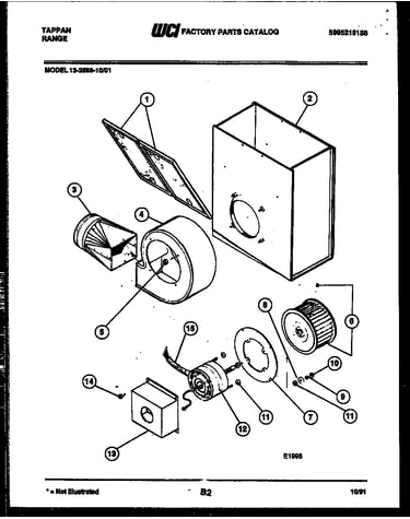 Motor and blower parts