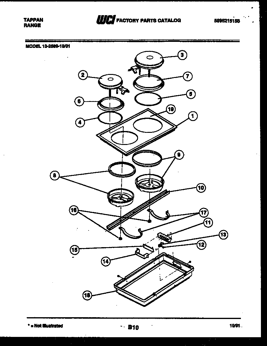 Cooktop parts