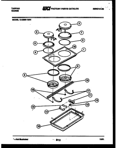 Cooktop parts