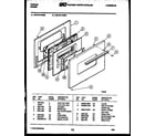 Tappan 32-0127-00-03 door parts diagram
