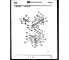 Tappan 32-0127-00-02 burner, manifold and gas control diagram