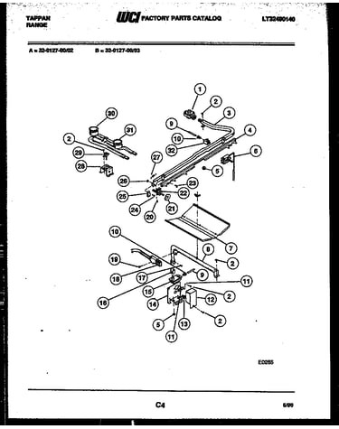 Burner, manifold and gas control