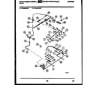 Tappan 72-7989-00-03 burner, manifold and gas control diagram