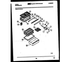 Tappan 95-1437-00-03 shelves and supports diagram