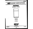 Tappan 95-1980-00-00 cover diagram