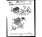 Tappan 95-1970-00-00 shelves and supports diagram