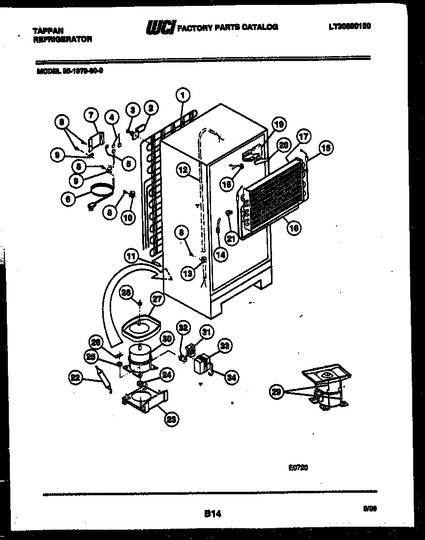 System and automatic defrost parts