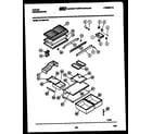 Tappan 95-1999-00-02 shelves and supports diagram
