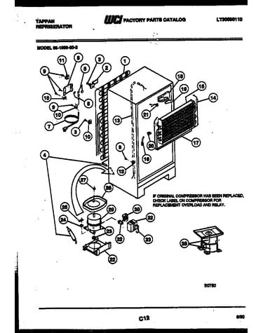 System and automatic defrost parts
