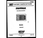 Tappan 14-2589-00-01 cover diagram