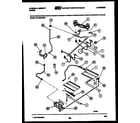 Tappan 30-7989-00-01 burner, manifold and gas control diagram
