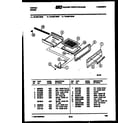 Tappan 76-8667-00-07 broiler drawer parts diagram