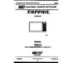 Tappan 56-9389-10-15 front cover diagram