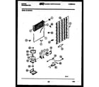 Tappan 95-1589-00-00 system and automatic defrost parts diagram