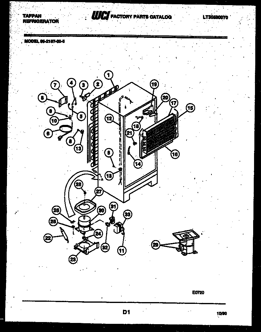 SYSTEM AND AUTOMATIC DEFROST PARTS