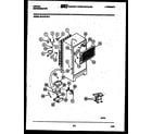 Tappan 95-2187-00-05 system and automatic defrost parts diagram