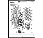 Tappan 95-2497-00-03 shelves and supports diagram