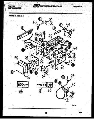 Ice maker and installation parts