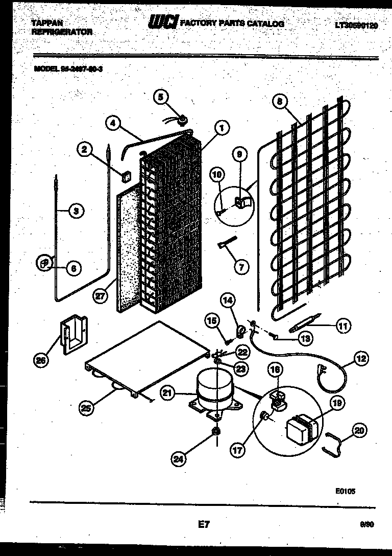 System and automatic defrost parts