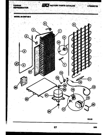 System and automatic defrost parts