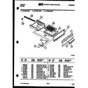 Tappan 30-6238-23-06 broiler drawer parts diagram