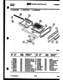 Broiler drawer parts