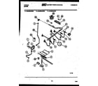 Tappan 30-6238-00-07 burner, manifold and gas control diagram