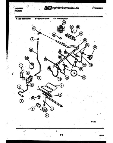 Burner, manifold and gas control
