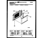 Tappan 57-6707-10-01 upper oven door parts diagram