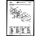 Tappan 11-1159-00-02 door parts diagram