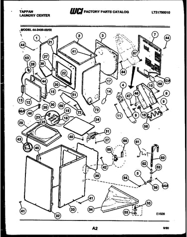 Cabinet parts and heater