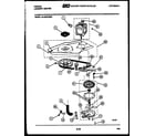 Tappan 44-2409-23-02 washer drive system and pump diagram