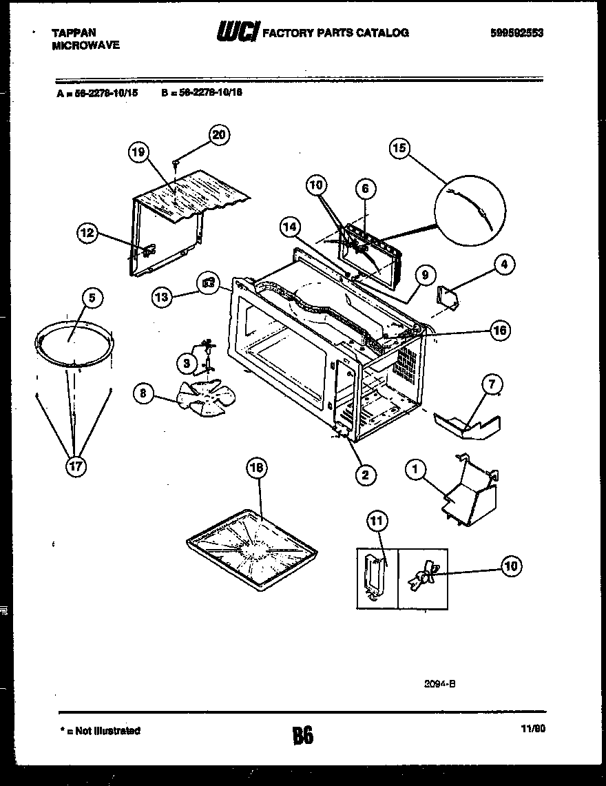 Wrapper and body parts