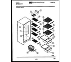 Tappan 95-1967-00-04 shelves and supports diagram