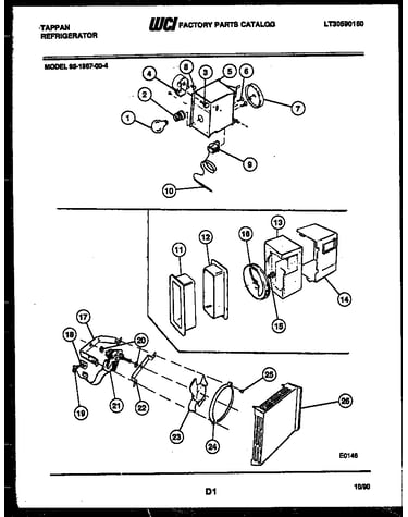 Refrigerator control assembly, damper control assembly and f