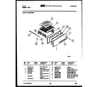 Tappan 36DPMDWEN2 broiler drawer parts diagram