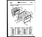 Tappan 36-3690-00-01 door parts diagram