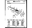 Tappan 30-2549-00-03 broiler drawer parts diagram