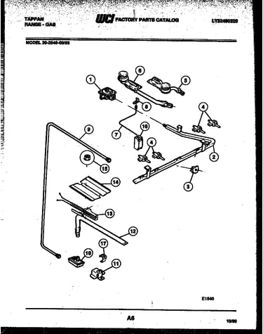 Burner, manifold and gas control