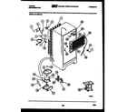 Tappan 95-1980-00-01 system and automatic defrost parts diagram