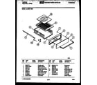 Tappan 12-2299-00-02 broiler drawer parts diagram