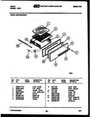 Broiler drawer parts