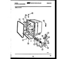 Tappan 61-1120-10-00 tub and frame parts diagram