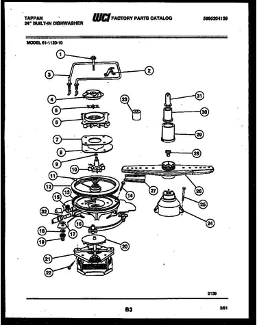 Motor pump parts