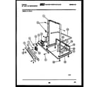 Tappan 61-1120-10-00 power dry and motor parts diagram