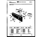 Tappan 61-1140-10-00 console and control parts diagram