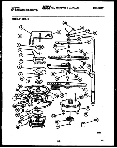 Motor pump parts