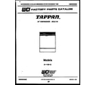 Tappan 61-1160-10-00 cover sheet diagram