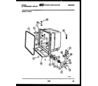 Tappan 61-1160-10-00 tub and frame parts diagram