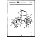 Tappan 61-1160-10-00 power dry and motor parts diagram
